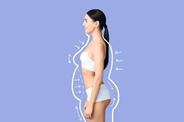 image of woman experiencing fat reduction treatment Brierley Hill