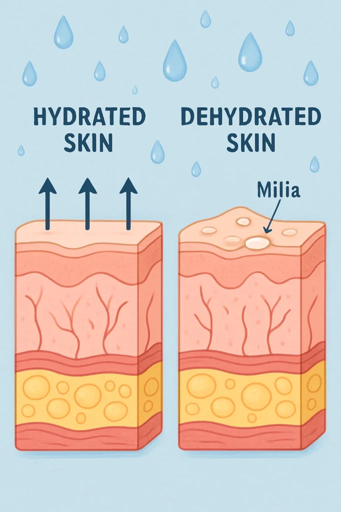 The importance of hydration and milia production Brierley Hill