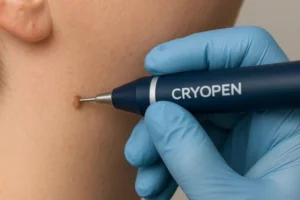 Person receiving skin tag removal Brierley Hill