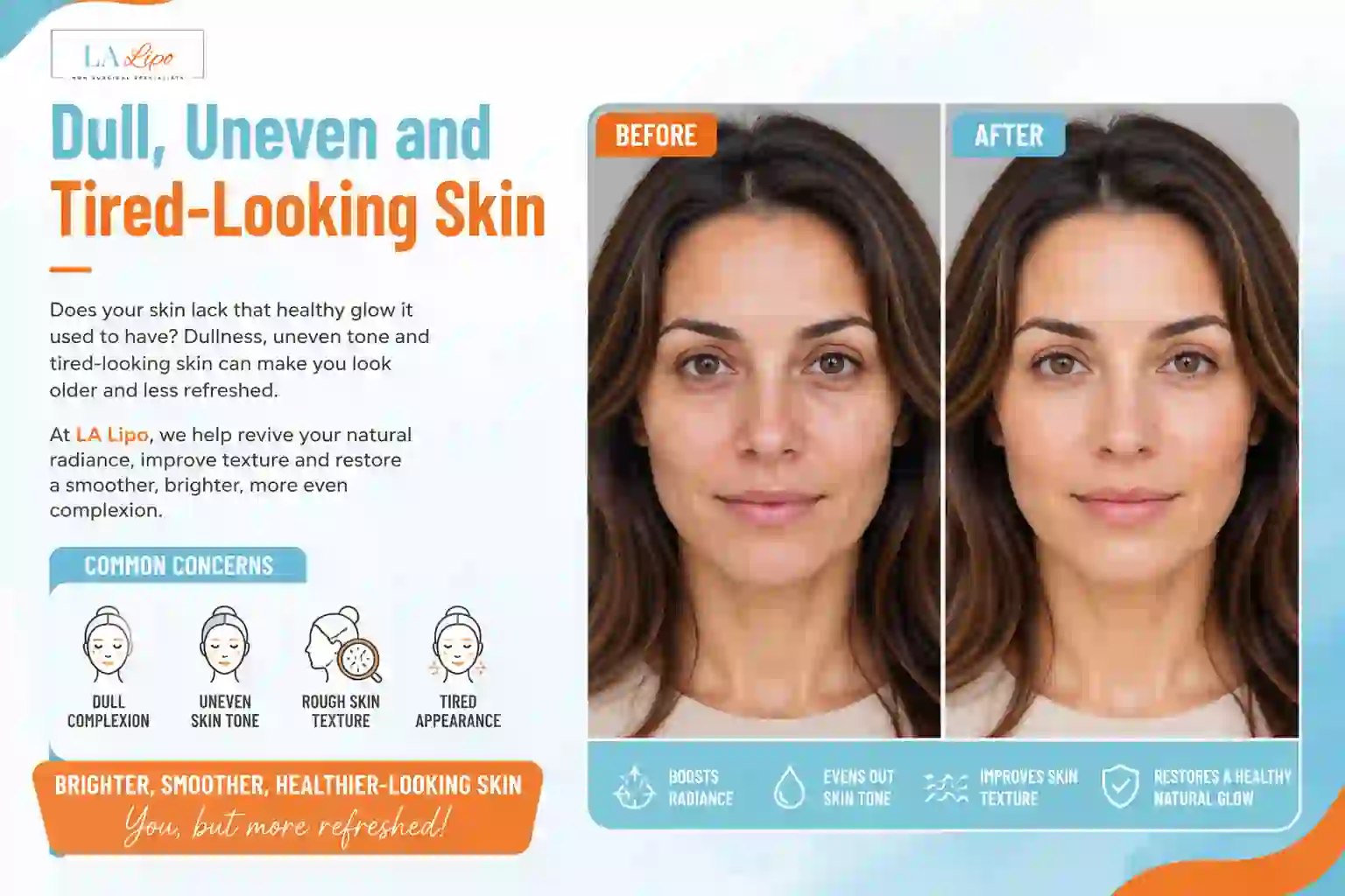 Sign #5: Dull, Uneven and Tired-Looking Skin Brierley Hill